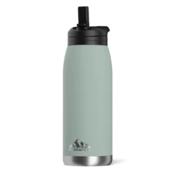 Flow 32oz Stainless Steel Insulated Water Bottle With Straw Lid Bottle- Teal