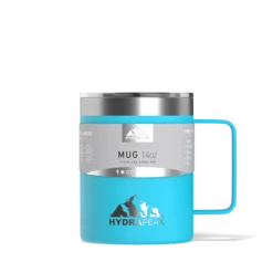 Savor 14oz Stainless Steel Insulated Coffee Mug With Handle Mug - Ocean -HYDRAPEAK Sales oceansleeve