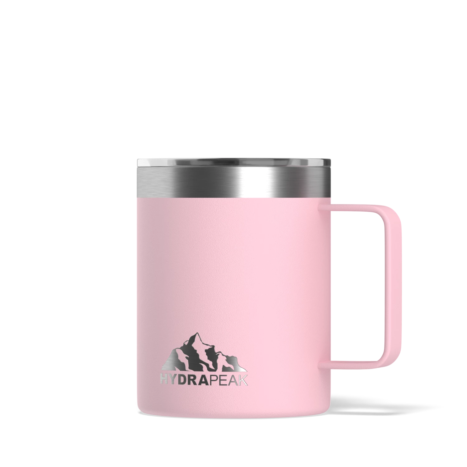 Savor 14oz Stainless Steel Insulated Coffee Mug With Handle Mug- Pink 3 Savor 14oz Stainless Steel Insulated Coffee Mug With Handle Mug- Pink