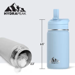 Mini 14oz Stainless Steel Kids Water Bottle With Straw Lid- Cloud -HYDRAPEAK Sales scalecloud 95f7eccf 5696 48d6 bd48 dc5002086a69