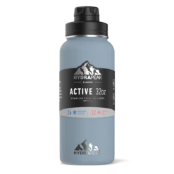 32oz Stainless Steel Insulated Water Bottle With Flexible Chug Lid - Storm -HYDRAPEAK Sales sleevestorm