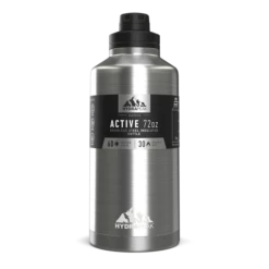 72oz Stainless Steel Insulated Water Bottle With Flexible Chug Lid- Stainless -HYDRAPEAK Sales steel72ozsleeve b70949d7 8bd8 454f 80ae ce633f1b80b0