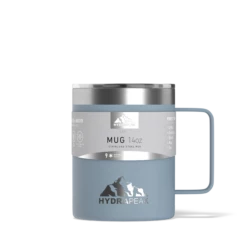 Savor 14oz Stainless Steel Insulated Coffee Mug With Handle Mug - Storm -HYDRAPEAK Sales stormsleeve