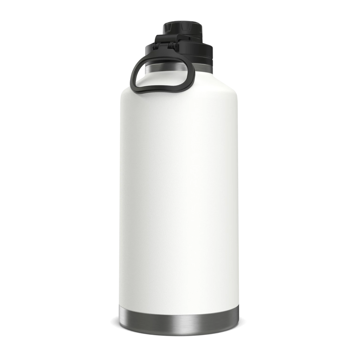 72oz Stainless Steel Insulated Water Bottle With Flexible Chug Lid- White 4 72oz Stainless Steel Insulated Water Bottle With Flexible Chug Lid- White - Image 2
